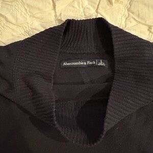 Abercrombie & Fitch Dark Gray Mock Neck Sweater